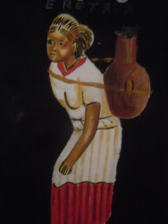 Ristorante Massawa: portatrice di acqua eritrea