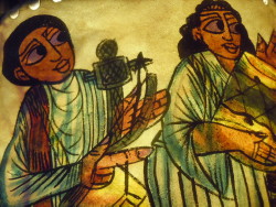 Musicisti etiopici  con wata e crar