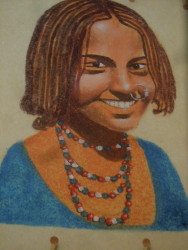 Ristorante Massawa: volto di una donna di etnia nara eritrea