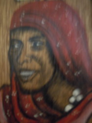 Ristorante Massawa: volto di una donna di tigre eritrea