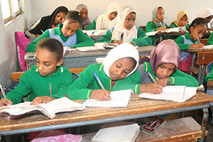 Scuola elementare di una campagna remota eritrea