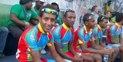 Foto della nazionale ciclistica eritrea