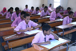 Orario di lezione di una scuola ad Asmara