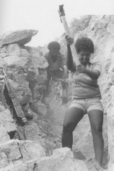 Foto: partecipazione paritaria delle donne nella costruzione e difesa eritrea