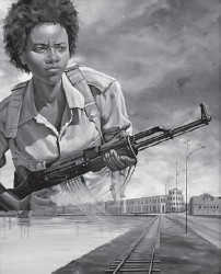 Immagine simbolo della vittoriosa operazione militare Fenkil a Massawa