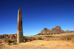 Foto dello stele di kascasse vicino Senafe