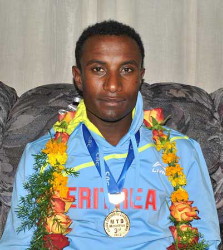 Foto del allenatore della nazionale Eritrea di ciclismo