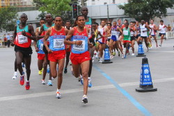Foto del campione eritreo Zersenay Tadese
