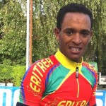 Foto del campione under 23 d'Africa Natnael Berhane 2012