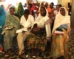 Foto di un congresso femminile eritreo