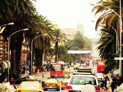 Foto della via principale di Asmara