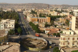 Panorama diurno di Asmara
