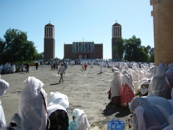 Foto di una chiesa ortodossa Inda Mariam ad Asmara