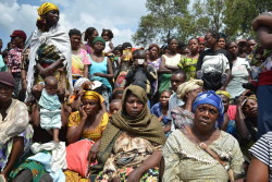Foto di donne in disagiao a Goma