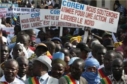 Mali: manifestazione pro intervento frances