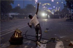Immagine di una protesta africana