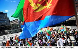 Manifestazione di protesta eritrea a Stoccolma