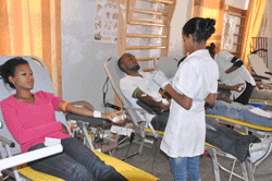 Donazione volontaria del sangue ad Asmara