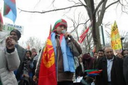 Manifestazione Eritrea di Woshington contro embargo ONU ed USA