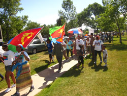 Foto della sfilata al festival Eritreo di Stati Uniti