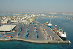 Vista aereo del Porto di Massawa