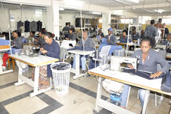 Immagine di una fabrica di abbigliamento di Asmara