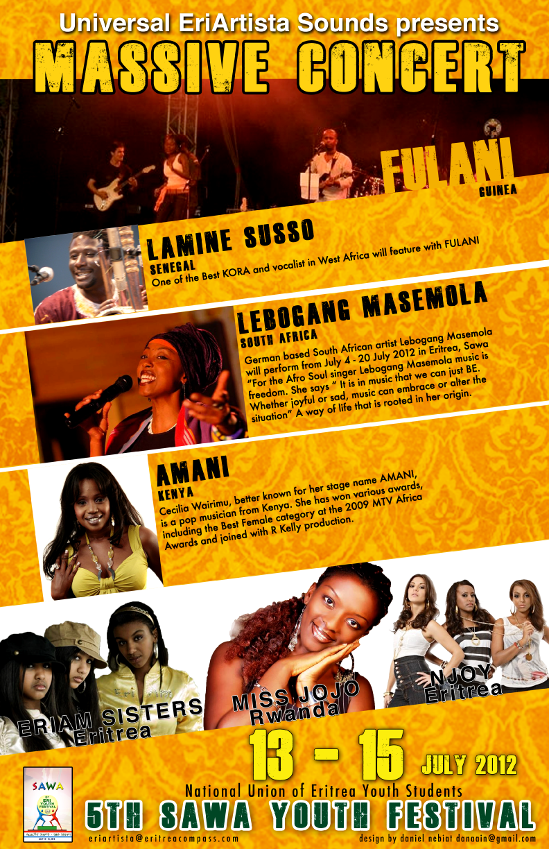 Concerto internazionale a Sawa Eritrea Concerto internazionale a Sawa Eritrea