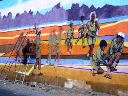 Foto di un dipinto murales di Keren