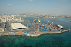 Foto di una ponoramica aerea di Massawa